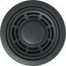 Сифон одинарный GRANULA с прямоугольным переливом черный матовый CF-0041